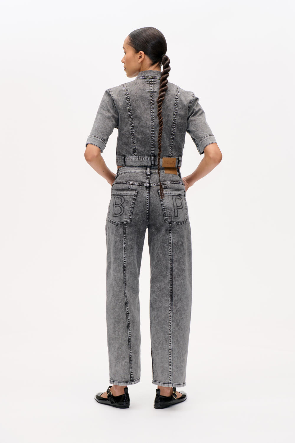 Majsa denimskjorte - Washed Black